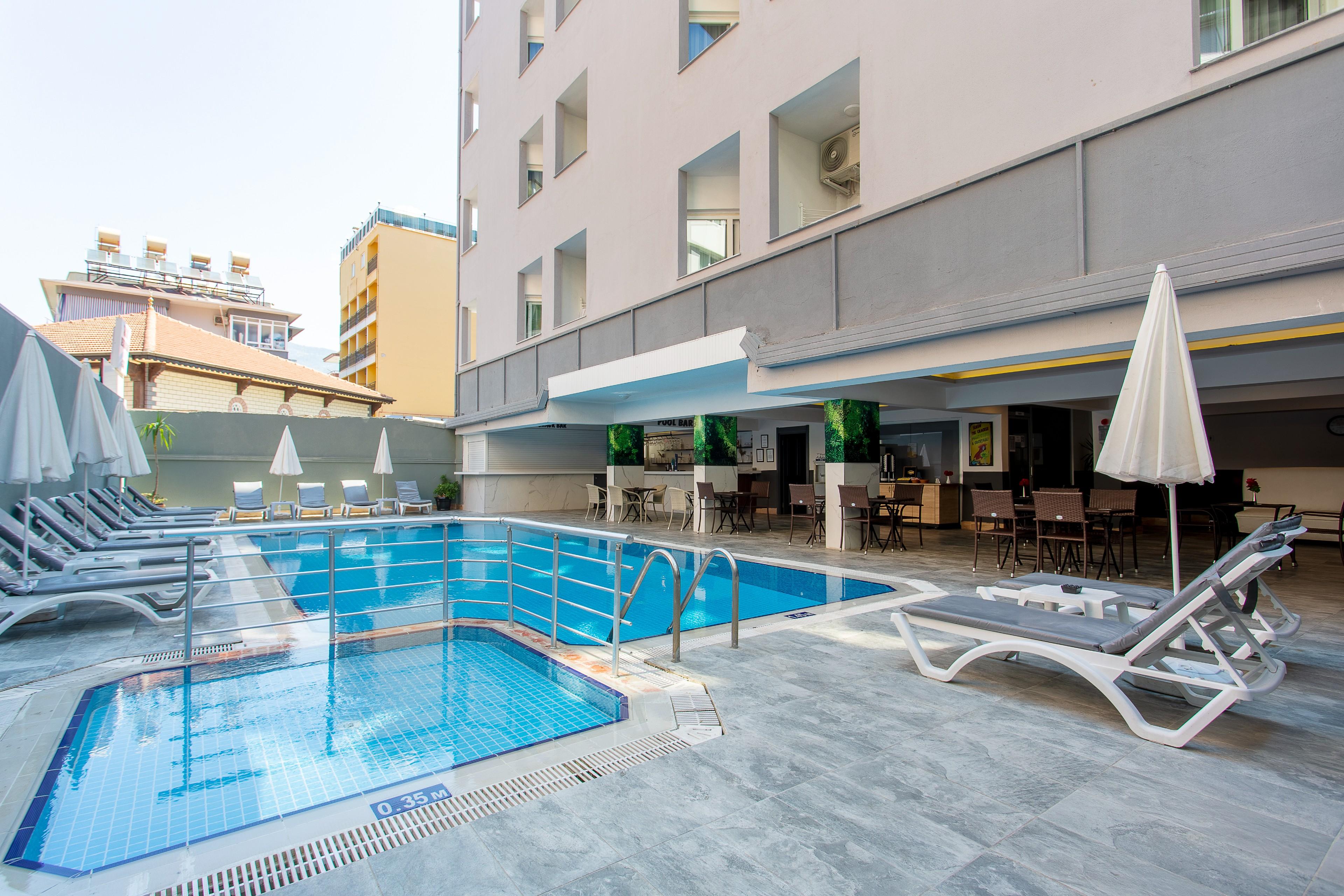 Aslan Sand & City Hotel Alanya Exterior foto